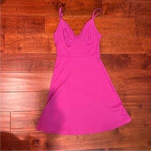 Chic Fuchsia Mini Dress